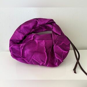 DRIES VAN NOTEN Twisted Top Handle Handbag Bag, Fuschia